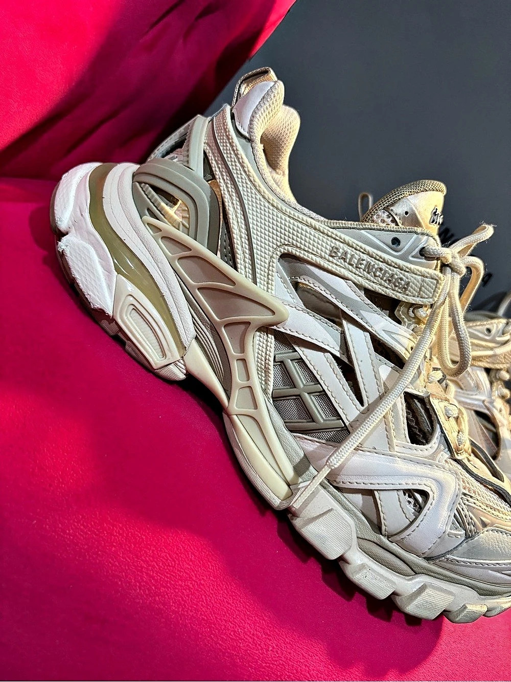 Balenciaga Track 2 Sneakers in Nude EU 38 - Picture 2 of 11